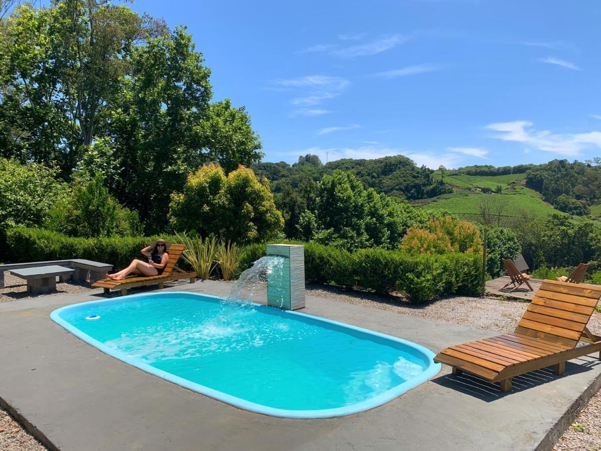 Casa Na Arvore Com Hidro, Piscina, Trilha, Cavalo Bento Gonçalves Exterior foto
