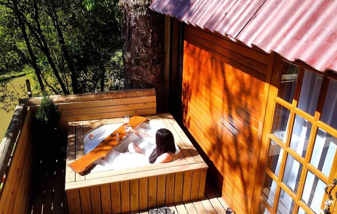 Casa Na Arvore Com Hidro, Piscina, Trilha, Cavalo Bento Gonçalves Exterior foto